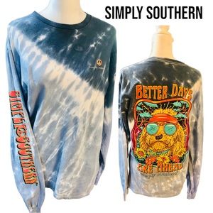 Simply Southern Sz M Long Sleeve Tee